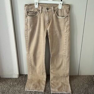 Men’s Levi’s tan 514 jeans